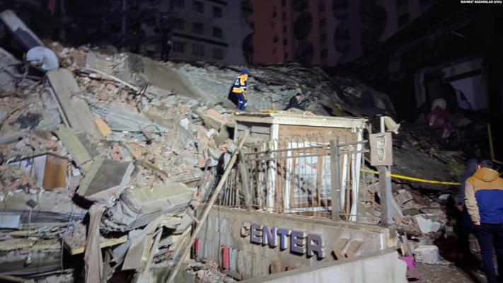 Earthquake aftermath, Diyarbakır, Turkey
