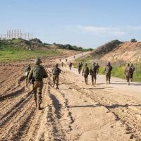 Israeli troops in Gaza IDF photo