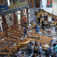 Mar Elias church bombing Syria 2025