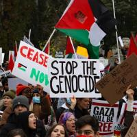Anti Israel protest Toronto Canada 2023 Wikimedia