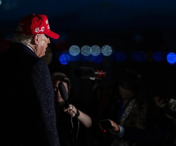 Trump addresses the media White House Photo