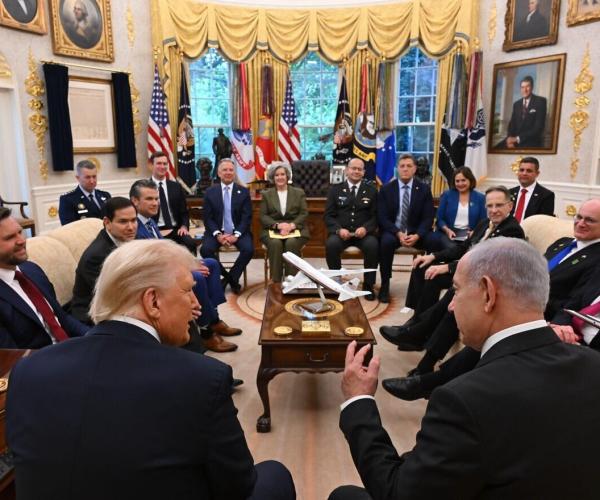 White House Netanyahu and Trump