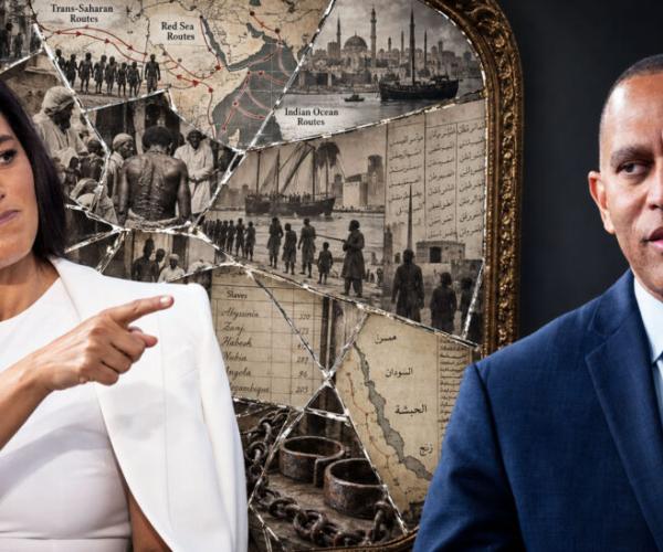 Rula Jebreal and Hakeem Jeffries