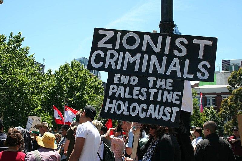 Melbourne, Australia, anti-Israel protest 