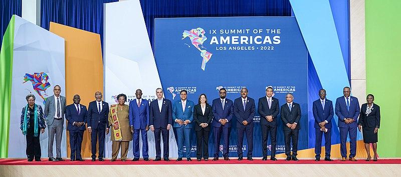 Kamala Harris meets with Caribbean leaders OAS