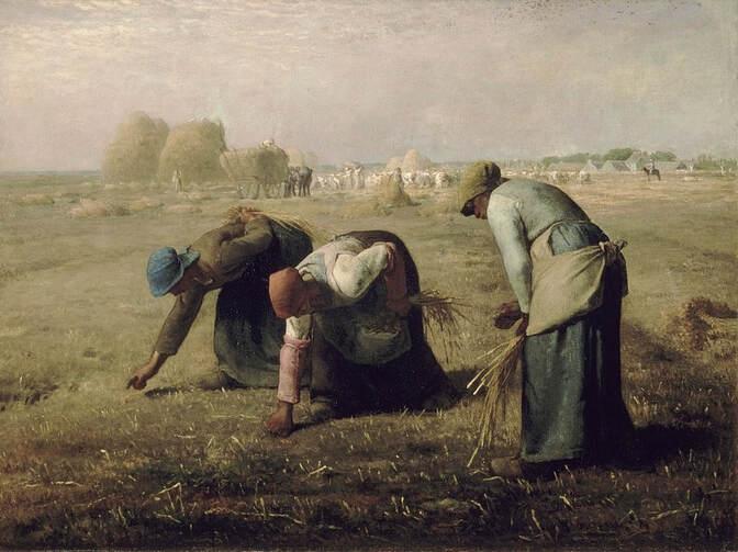 Jean Francois Millet, The Gleaners 1857.