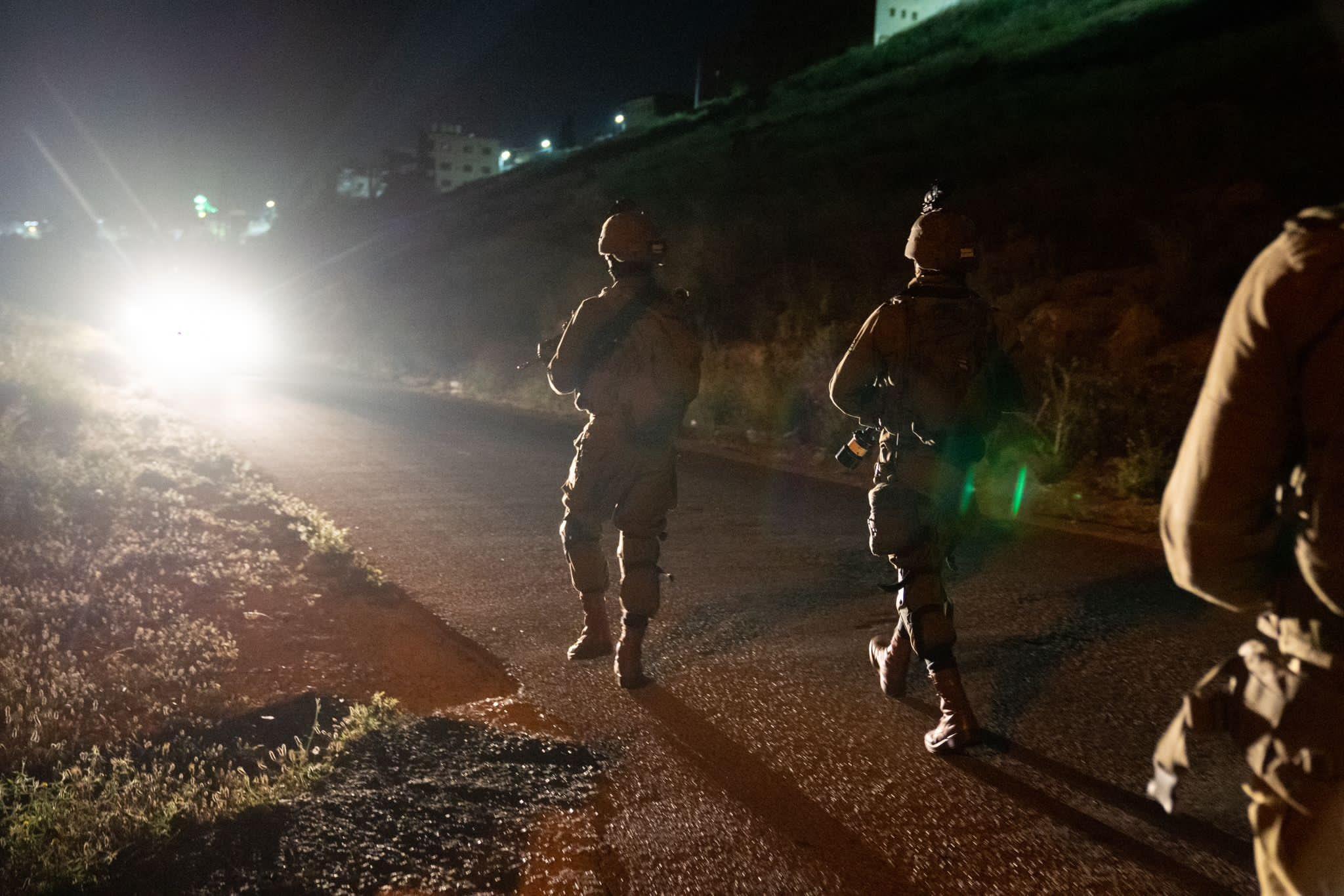 Israeli fcounterterrorism forces in West Bank IDF photo