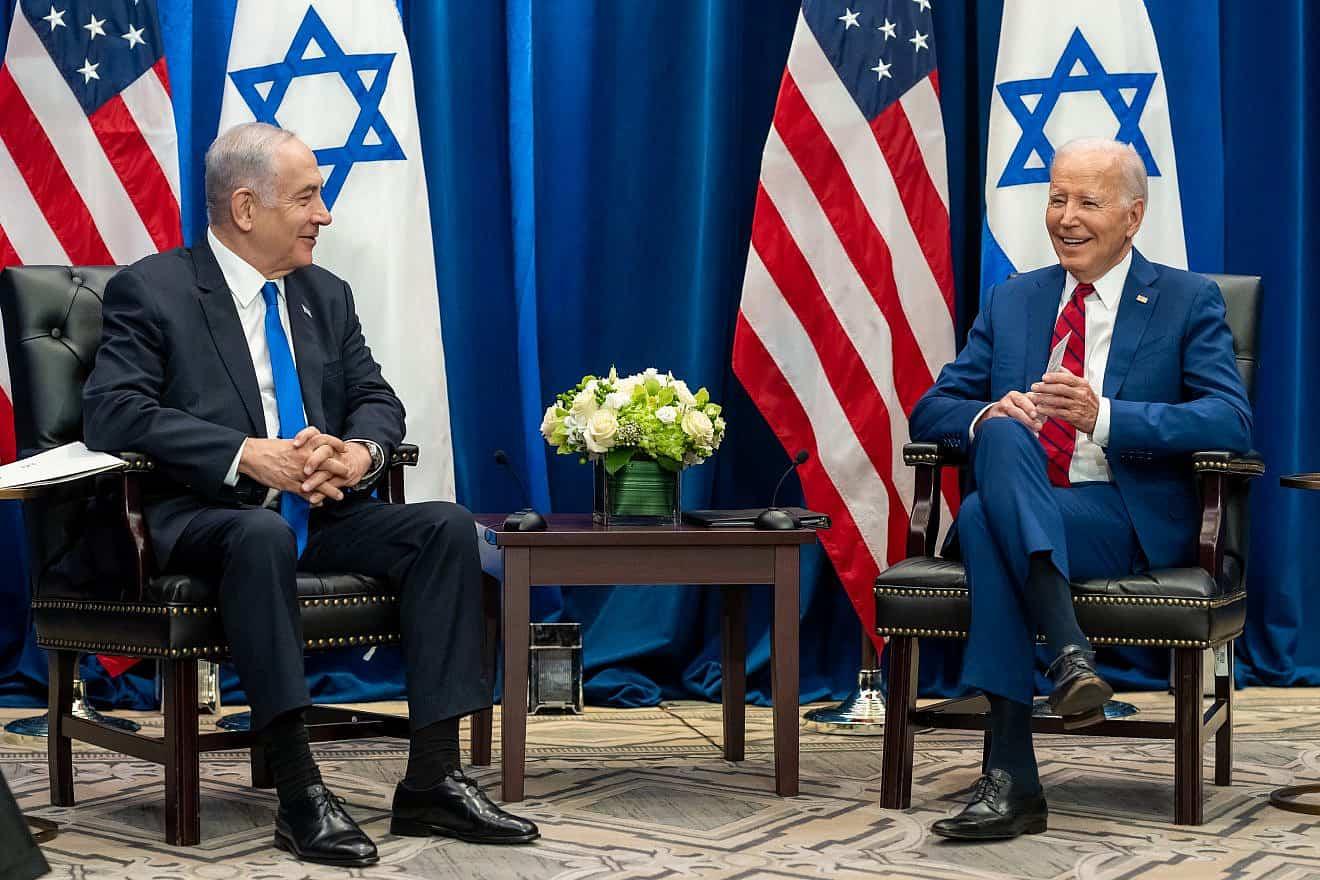 White House photo Benjamin Netanyahu and Joseph Biden