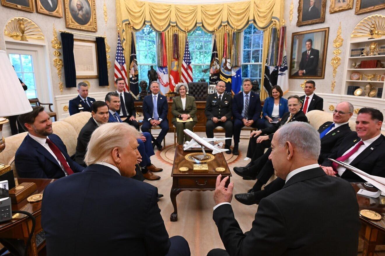 White House Netanyahu and Trump