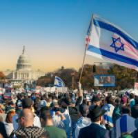 Pro Israel march Washington DC wikimedia