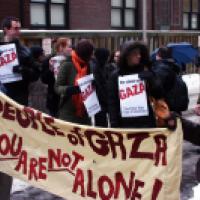 Protest at Israeli consulate wikimedia